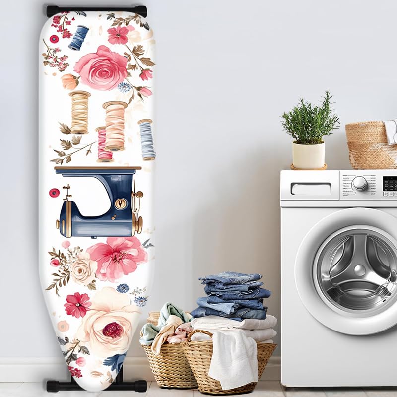 Nuxovilar Sewing Machine Ironing Board Cover 15x54 Inches Polyester - color: Fw03374, size: 15×54 inch