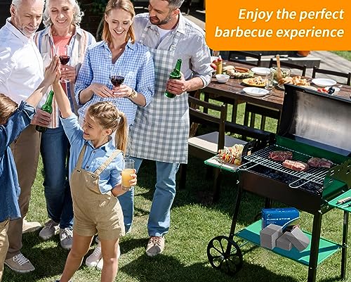 4TH Pumice Stone for Grill Cleaning,Heavy Duty Cleaning Brick,Easy to Remove Stubborn Stain for Griddle/Swimming Pool/BBQ Outdoor/Toilet Bowl/Stove - Grey,4 Packs