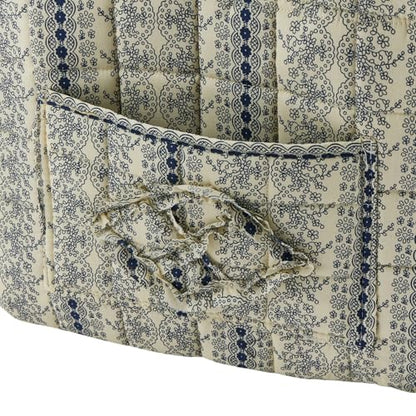 Boho Fabric Storage Basket, Large Capacity Laundry Basket, 12.2'' x 10.23'' x 10.23'' Collapsible Laundry Hamper with Easy Carry Handles (B Multi-Color 4, L) - color: B Multi-Color 4