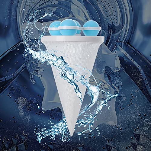 2023 New Floating Hair Filtering Mesh Removal Washing Machine Wool Device, Washing Machine Hair Filter Cleaning Mesh Bag, Reusable Washer Hair Catcher