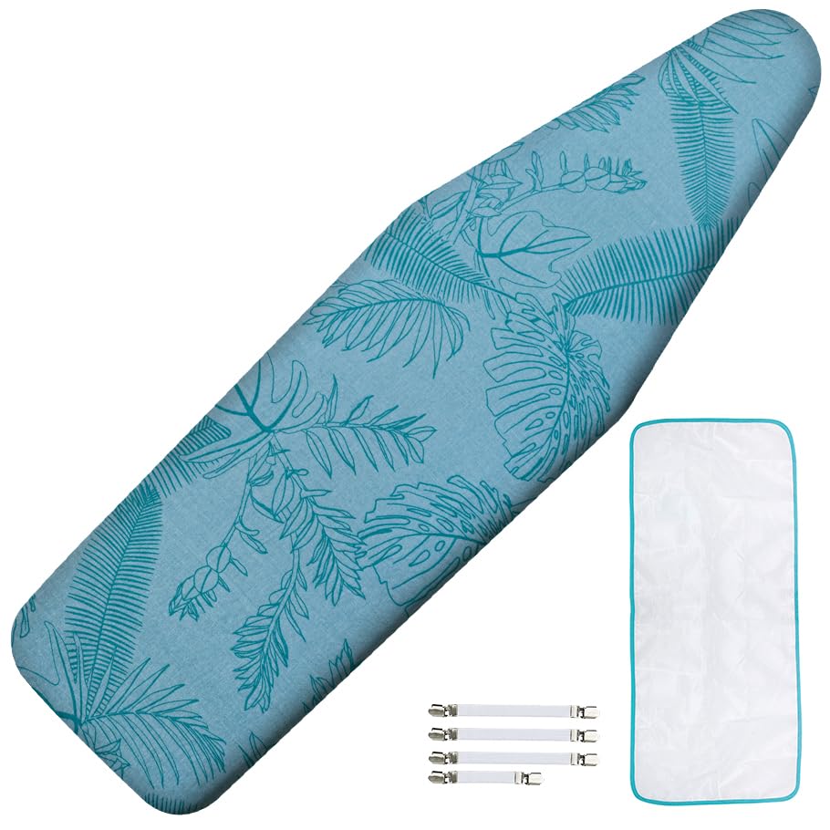 Ironing Board Cover and Pad, Extra Large 21x57, Extra Thick - color: Tropical, size: 21" x 57"