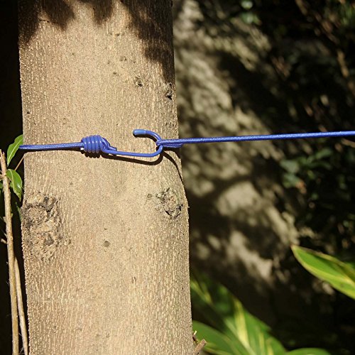 HAWATOUR Portable Retractable Clothesline with 12pcs Clothespins, 2 Count