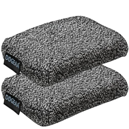 Heavy Duty Kitchen Sponges, 2 Pack Grey Non Scratch Cleaning Pads - size: 2 Pack