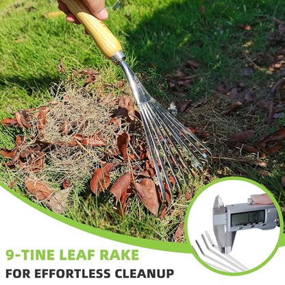 Hand Rake, Small Rake for Gardening, Mini Rakes for Flower beds