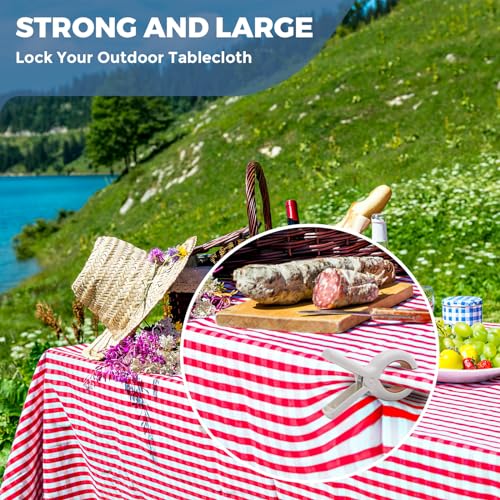 Extra Large Beach Towel Clips - 24 Pack 5.1 Inch Chair Clips Heavy Duty - size: Extra Large 5.1In×8Pcs (Pack of 3)