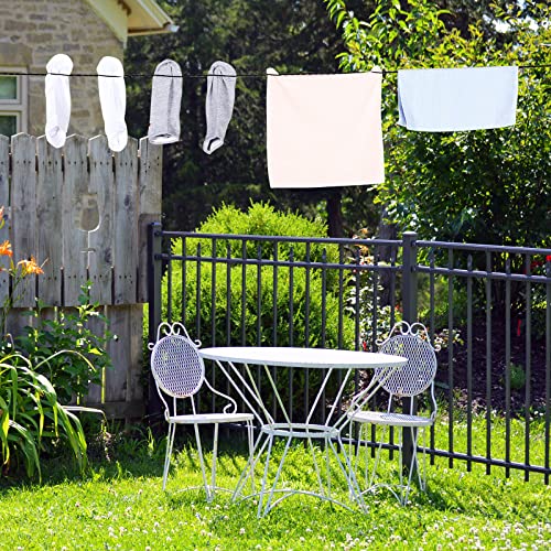 2 Pieces Travel Clothesline Portable Retractable Clothesline with Hooks and Suction Cups Camping Accessories Cruise Essentials for Outdoor and Indoor Use (Black) - style: Black