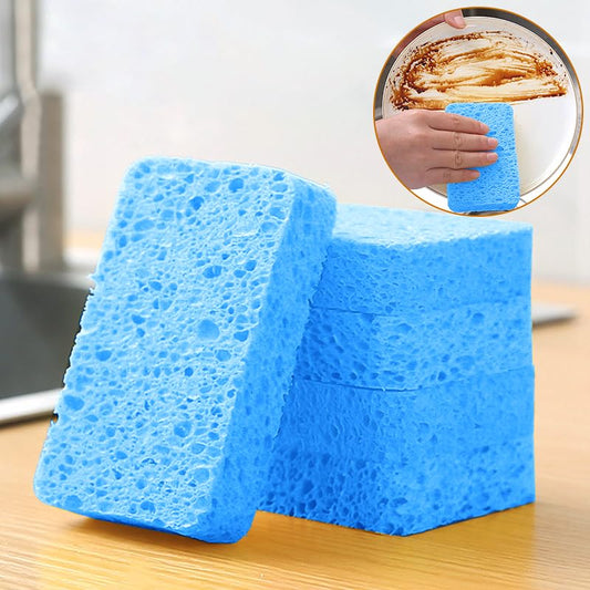 24 - Pack Non-Scratch Scrub Sponges - Sponges for Dishes and Washing Dishes, Cleaning Sponges for Kitchen Home and More（Blue） - color: Blue, size: 24 - Pack