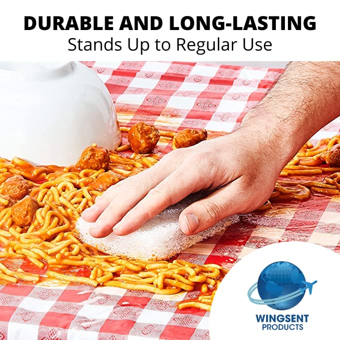 Commercial Light Duty White Scrub Pad - 4.6" x 10" Non-Abrasive Cleaning Pad for Delicate Surfaces, Kitchen, Bathroom, Glass & More - Bulk 5 Pack