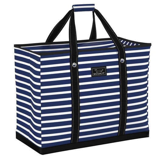 SCOUT 4 Boys Zip Tote - XX-Large Beach Tote, Zips Shut - color: Nantucket Navy