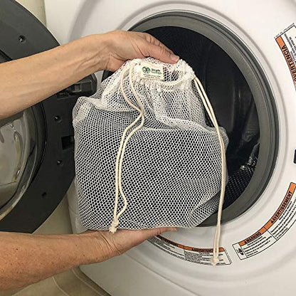 Simple Ecology Organic Cotton Mesh Laundry Bag – X-Large 2-Pack - size: X-Large 2-pack