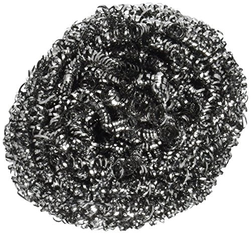 Winco 50 Grams Stainless Steel Scouring Sponge, 50g - size: 50 Grams