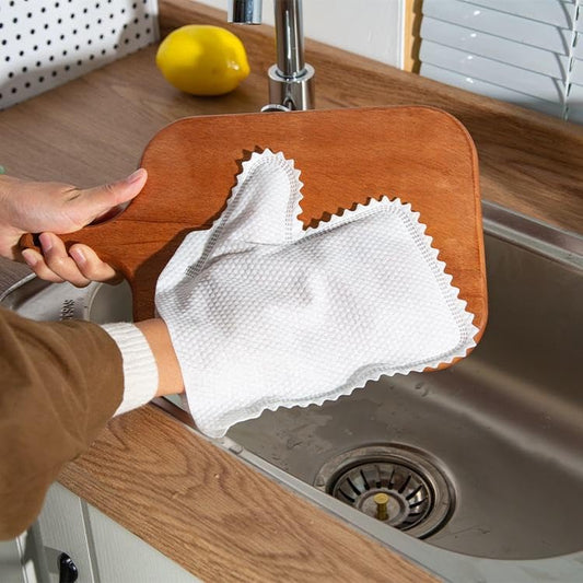 30 Pcs Dusting Cloths Gloves, Disposable Dual-Sided Cleaning Mitt – Dust Wipes for Cleaning Grabs Dust & Pet Hair, House Cleaning Gloves for Windows, Sinks, Furniture & Car Wash