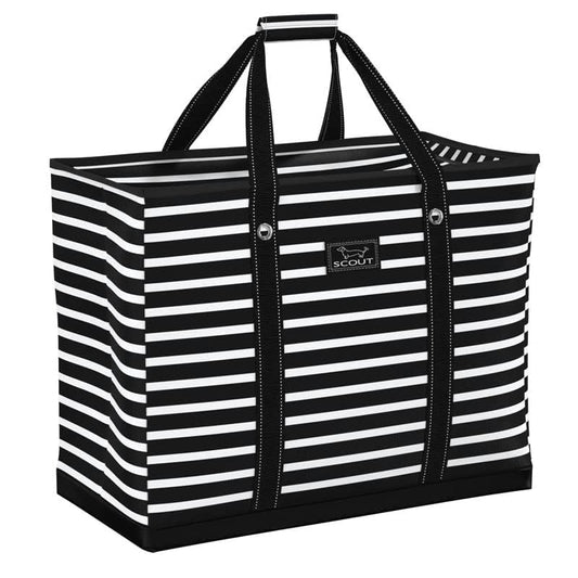 SCOUT 4 Boys Zip Tote - XX-Large Beach Tote, Zips Shut - color: Fleetwood Black