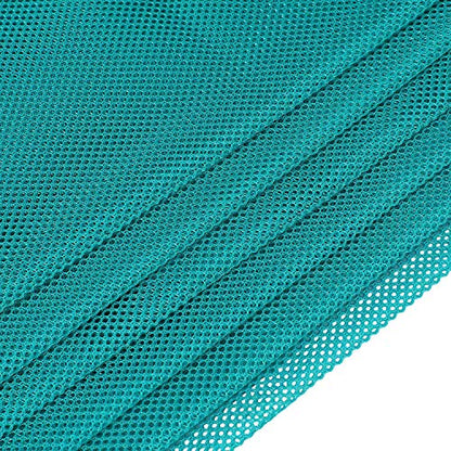 Frienda 6 Pieces Mesh Stuff Sack, 11 x 15 Inch Durable Nylon Drawstring Laundry Bag for Rinsing Beach Toys, Seashell Collecting, Mesh Bags and Travel(Turquoise) - color: Turquoise