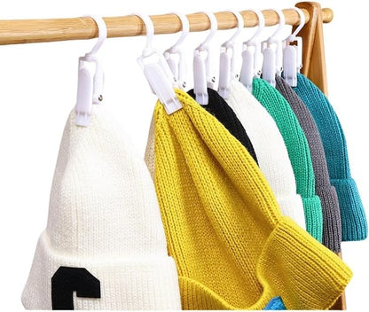 15 Pcs Super Strong Plastic Swivel Hanging Hooks, Curtain Clips, Clothes Pins, Beach Towel Clips, Home Swivel Laundry Clips for Hats, Pants, Towels, Socks, Pants - color: White 15