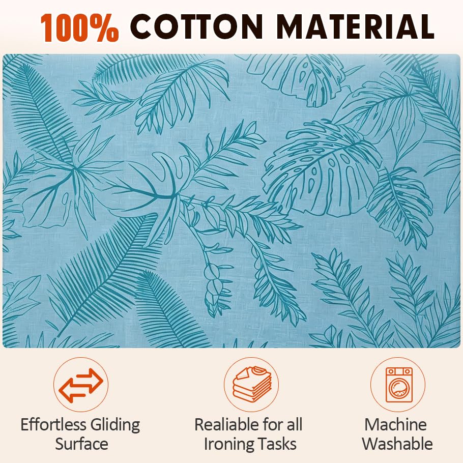 Ironing Board Cover and Pad, Extra Wide 18x49, Extra Thick - color: Tropical, size: 18" x 49"